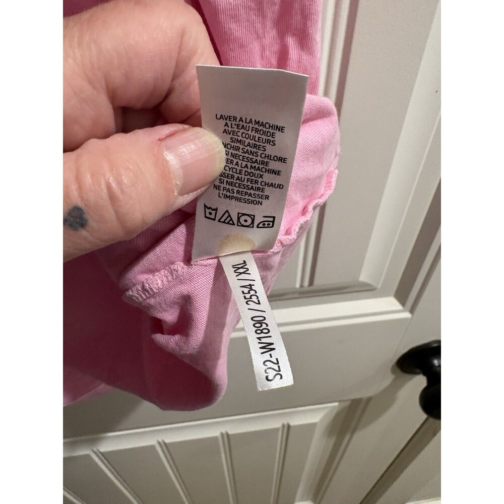 Life Is Good Crusher Tee, Pink Happiness comes In Waves Plus Sz XXL 100% Cotton - Picture 6 of 8